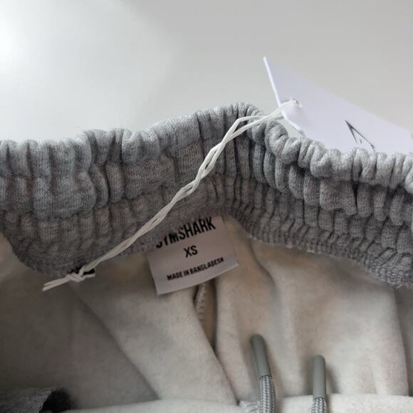 Gymshark Sweat Shorts Womens XS Elastic Waist Pockets Workout Training Gray - Picture 7 of 10